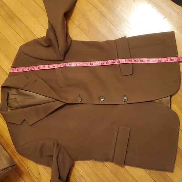 NWOT Progress 1878 wool and cashmere brown suit jacket. Size 40S. Turkey. - Picture 9 of 12